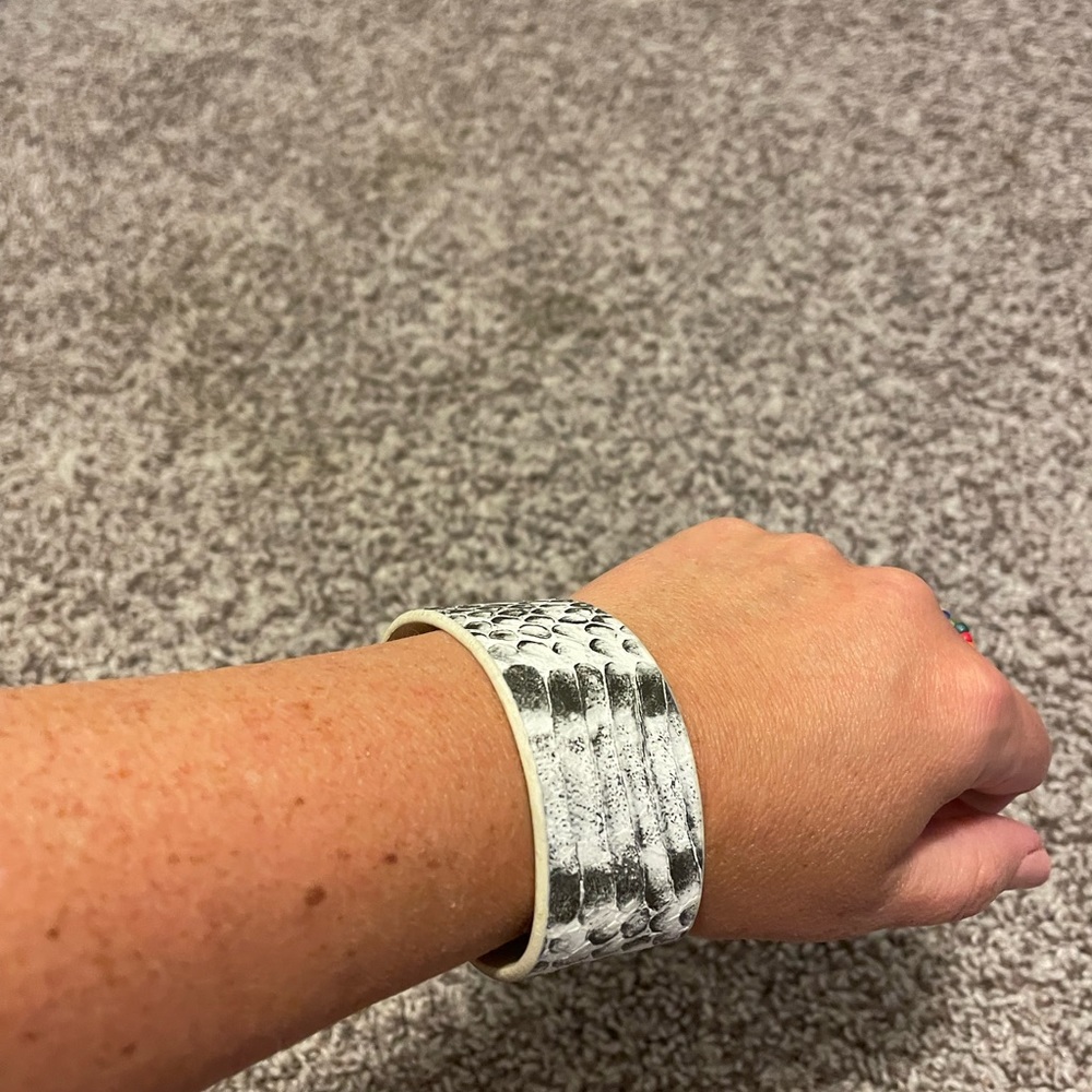 Snakeskin bracelet